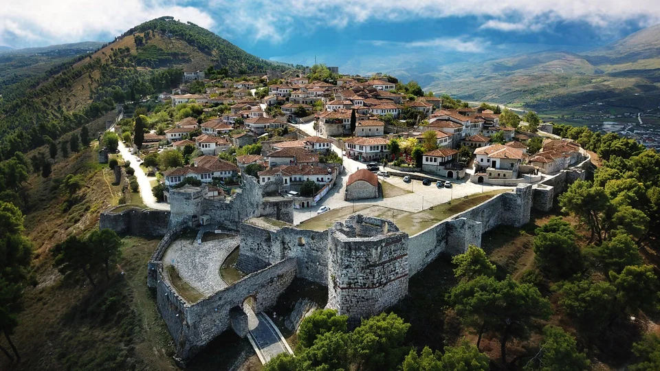 The citadel of Berat, Albania.